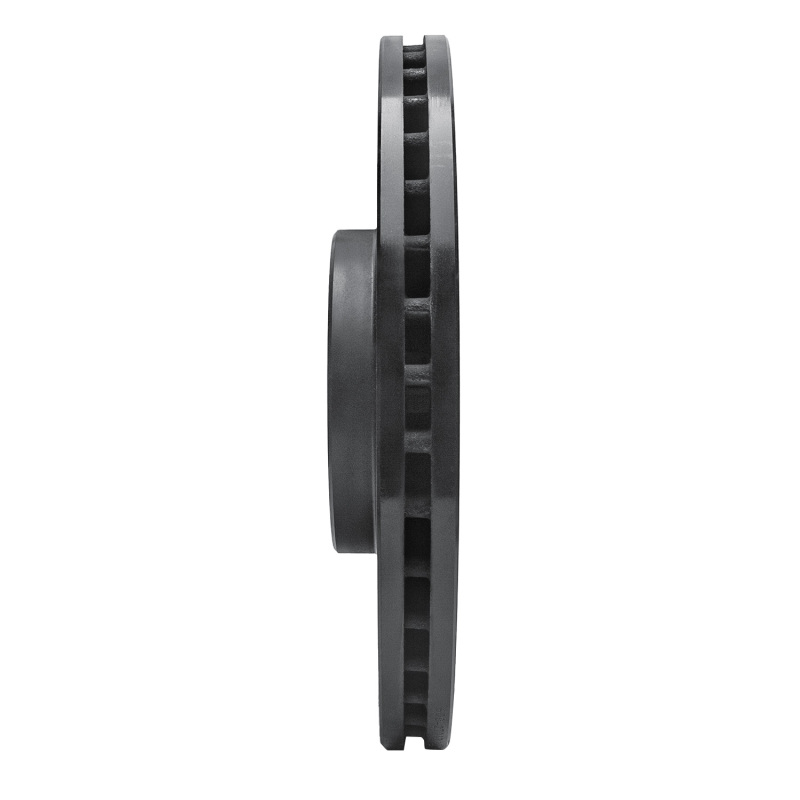 Volvo XC60 Brake Rotor (1) - Front Right - R1 Concepts - Drilled & Slotted - Black - `10-`16